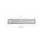 Gliderite Hardware 4-3/4 in. Satin Nickel Squared Back Plate 3-3/4 in. Center to Center - 5342-96-SN 5342-96-SN-1 - alternate 3